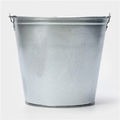 Ведро хозяйственное оцинкованное с ручкой, 9 л, d=26 см, h=23 см, ГОСТ