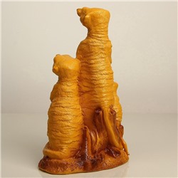 Садовая фигура из гипса «Суррикаты», 36.5×14×22 см