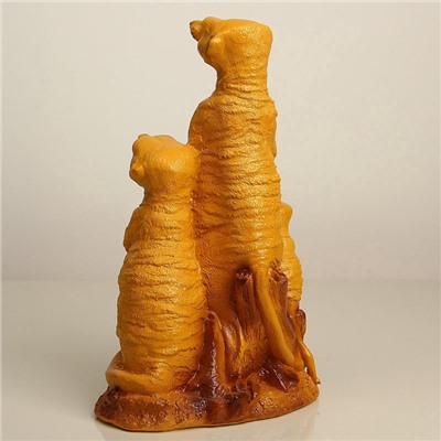 Садовая фигура из гипса «Суррикаты», 36.5×14×22 см