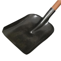 Лопата совковая, L=140 см, деревянный черенок, Greengo