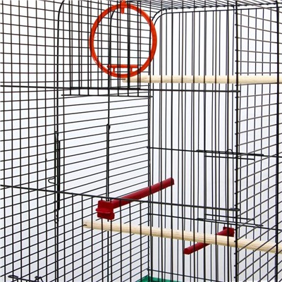 Клетка «Грация», 4 яруса, 50×36×65 см, микс цветов