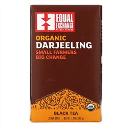 Equal Exchange, Organic Darjeeling, Black Tea, 20 Tea Bags, 1.41 oz (40 g)
