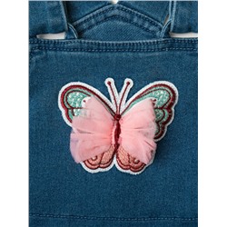 Полукомбинезон детский текстильный джинсовый для девочек