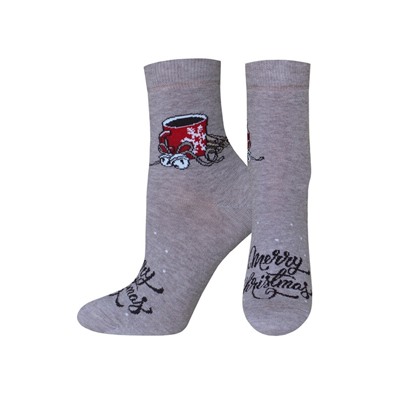 Новогодние БРЕСТСКИЕ НОСКИ ЖЕНСКИЕ 1137Е NEW YEAR