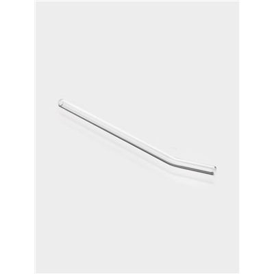 Стакан с трубочкой ToyBear, 340 мл, 9×14 см, стекло, прозрачный