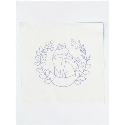 Вышивка гладью на пяльцах «Лесные истории», 20×20 см