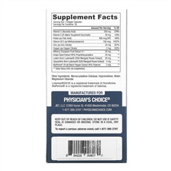 Physician's Choice, Eye Health, Areds2 Formula, 60 Vegetarian Capsules