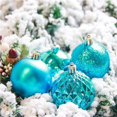 Ёлочные игрушки«Нобиле», шары новогодние, набор 20 шт., d=6 см