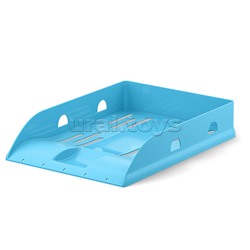 Лоток для бумаг пластиковый Base, Pastel, голубой