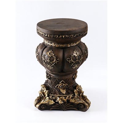 Колонна декоративная «Клеопатра», 54×36×36 см, под бронзу с золотом