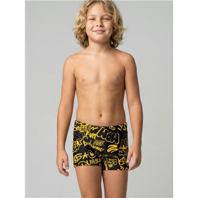 Плавки-шорты трикотажные для мальчиков, средней длины