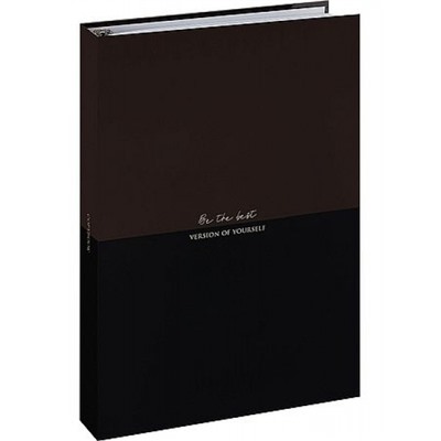 Тетрадь со сменным блоком А4 120л клетка на 4 кольца "ЦВЕТ И НАДПИСЬ - 2" 120-8936 Проф-Пресс