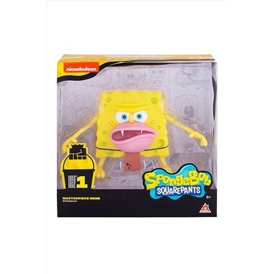 SpongeBob SquarePants игрушка пластиковая 20 см - Спанч Боб грубый (мем коллекция) Игрушки разных брендов, 267573
