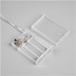 Светодиодная фигура «Ветви бежевые» 100×108×6 см, 30 LED, батарейки AAх3 (не в комплекте), свечение теплое белое