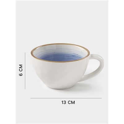 Чашка Доляна «Космос», 250 мл, фарфор, синяя