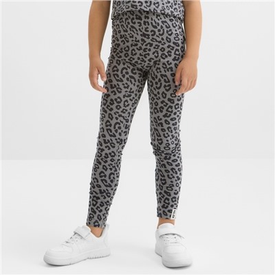 Легинсы (лосины) детские KAFTAN Trendy grey, размер 32 (110-116 см)