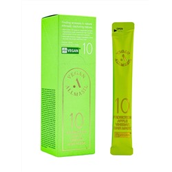 ALLMASIL - МАСКА ДЛЯ ВОЛОС ПРОТИВ ПЕРХОТИ С ЯБЛОЧНЫМ УКСУСОМ 10 PROBIOTICS APPLE VINEGAR HAIR MASK STICK POUCH, 12 МЛ * 10 ШТ