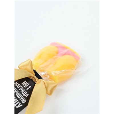 Леденец - ягодицы «Награда», вкус: персик, БЕЗ САХАРА, 30 г (18+)