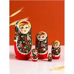 Матрёшка дерево «Птички», 5-кукольная, 15 см