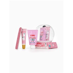 Новогодний подарочный набор косметики: крем для рук, масло для губ и пилочка для ногтей, URAL LAB