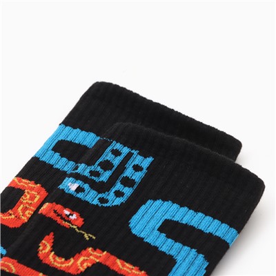 Носки мужские KAFTAN "Змей" размер 41-44 (27-29 см), цвет черный