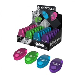 Ластик EK35133 "Ракушка" в пластиковом футляре 59х33х14 мм ErichKrause