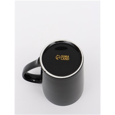 Кружка с ложкой и крышкой «Лучший из лучших», 400 мл