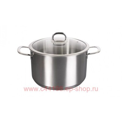 Кукмара Кастрюля SAFIA со стеклянной крышкой 6 л 24 см SF-CA6024G