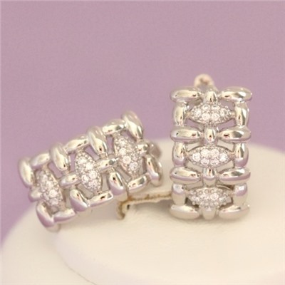 Серьги родий Н01-12687р