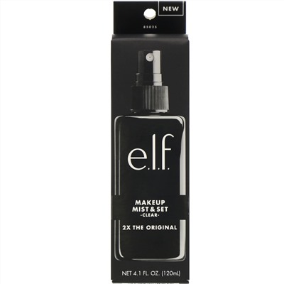 E.L.F., Mist & Set, спрей для фиксации макияжа, прозрачный, 120 мл (4,1 жидк. унции)