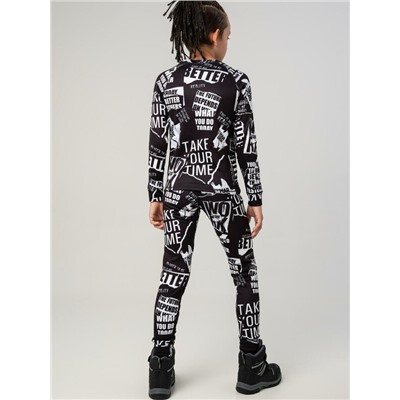 Термокомплект трикот. для мальчиков: фуфайка (футболка) с длин. рук, брюки