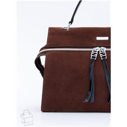 Сумка женская кожаная 9675MSS coffee Velina Fabbiano-Safenta в Новосибирске