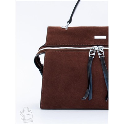 Сумка женская кожаная 9675MSS coffee Velina Fabbiano-Safenta в Новосибирске