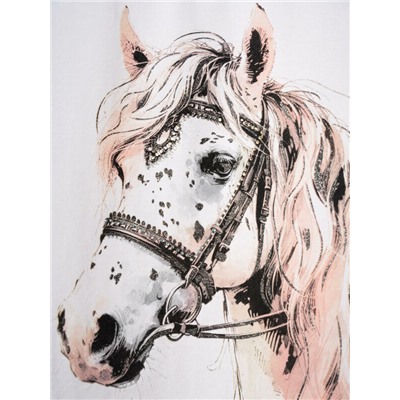 Фуфайка трикотажная для девочек (футболка)