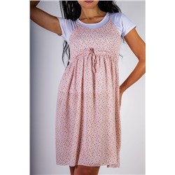 Сарафан с кокеткой+Футболка арт. 8686 НАТАЛИ, 1113940