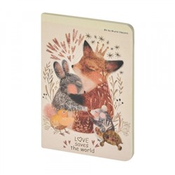 Записная книжка А6  32л линейка "Любовь, как она есть" 7-32-506/21 Bruno Visconti