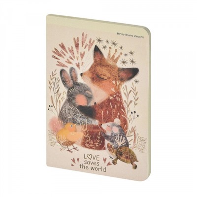 Записная книжка А6  32л линейка "Любовь, как она есть" 7-32-506/21 Bruno Visconti