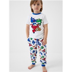 Комплект трикотажный для мальчиков: фуфайка (футболка), брюки