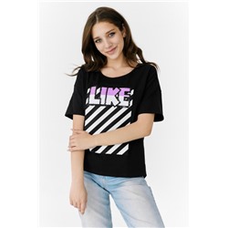 Футболка 8082 (Черный)