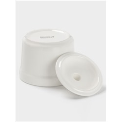 Сахарница Доляна White Label, 10×9.5 см, фарфор, белая