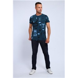 Футболка 016 (Бирюза)