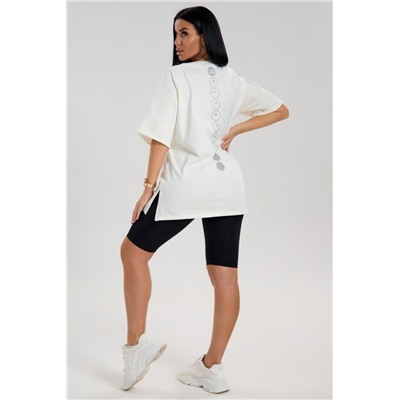 Футболка оверсайз женская Авила (Экрю)