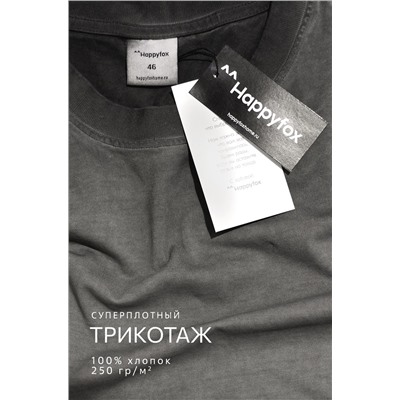 Мужская футболка оверсайз с эффектом градиент Happyfox