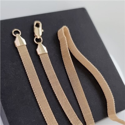 Цепочка на шею ювелирная бижутерия Итальянское золото (покрытие желтое 14к), арт.213.926