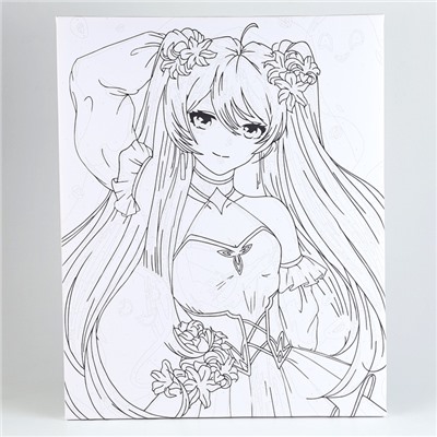 Картина по номерам на холсте с подрамником «Девушка с призраками», 40×50 см