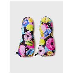 Варежки текстильные для девочек