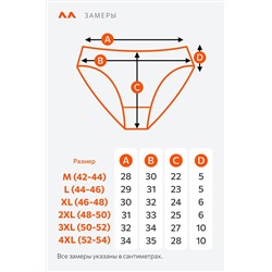 Женские трусы-слипы в рубчик 5шт. Happyfox