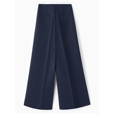 Брюки женские палаццо MINAKU: Safari, синие, размер 42