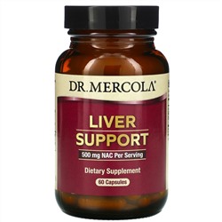 Dr. Mercola, добавка для поддержки печени, 60 капсул