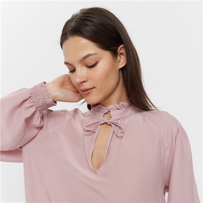 Блузка женская MINAKU: Enjoy, размер 46, цвет розовый